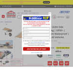 Kings 2x3m Side Awning $69 + $40 Delivery / $0 C&C @ 4WD Supacentre
