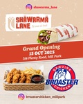 [VIC] 50% off Beef Shawarma, Fattoush, Grilled Chicken @ Shawarma Lane X Broaster Chicken, Mill Park