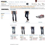 50% off Diesel Jeans & Shoes @ Amazon 24 Hrs Only (Deal of The Day)