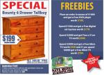 Bounty 6 Drawer Tallboy for $199 from Knott's Pine