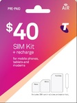 Telstra $40 Pre-Paid Sim Starter Kit