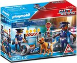 Playmobil 6924 Police Roadblock and Dog Team