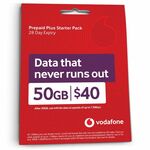 Vodafone $40 Prepaid Plus Starter Pack