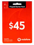 Vodafone $45 Prepaid Plus Starter Pack