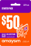 amaysim $50 Starter Pack