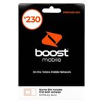 Boost Mobile $230 Pre-Paid SIM Starter Kit