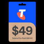 Telstra $49 Pre-Paid Sim Starter Kit