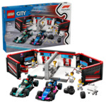 LEGO 60444 City F1 Garage Mercedes-AMG Alpine Cars