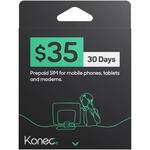 Konec $35 Prepaid SIM Starter Pack