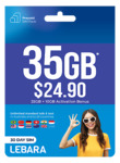 Lebara $24.90 Pre-Paid SIM Starter Kit